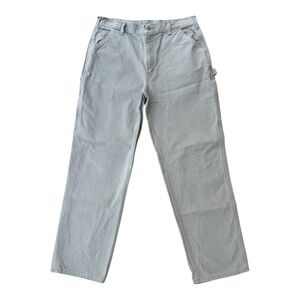 Carhartt B11 DES Carpenter Work Pants 36x34 Tan Canvas Original Dungaree Fit
